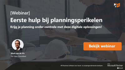 Webinar: efficiënter plannen