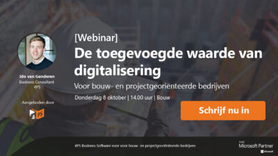 Webinar Digitalisering in de bouw