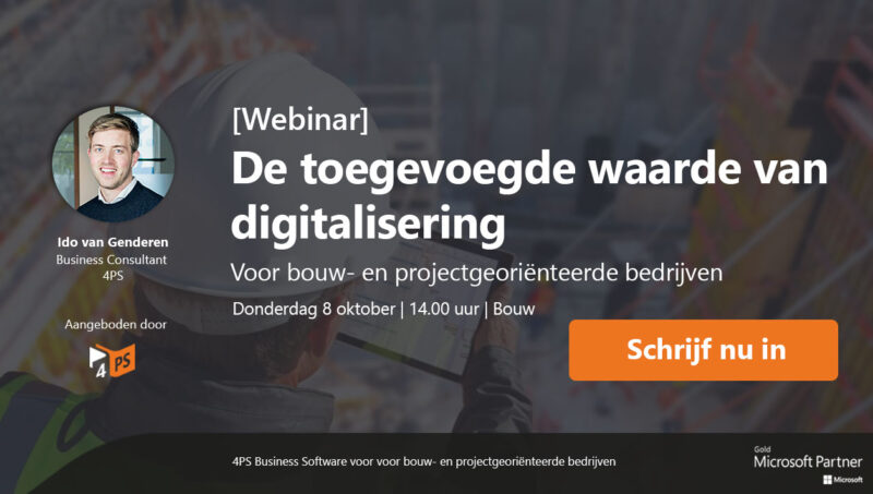 Webinar Digitalisering in de bouw