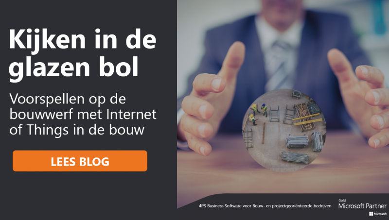 Voorspellen op de werf met Internet of Things