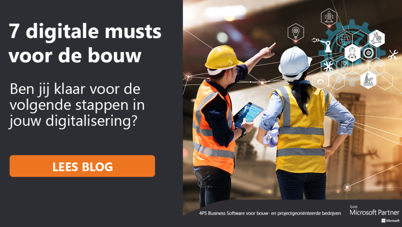 Digitalisering in de bouw: 7 musthaves