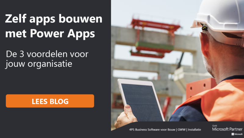 Apps ontwikkelen met Microsoft Power Apps