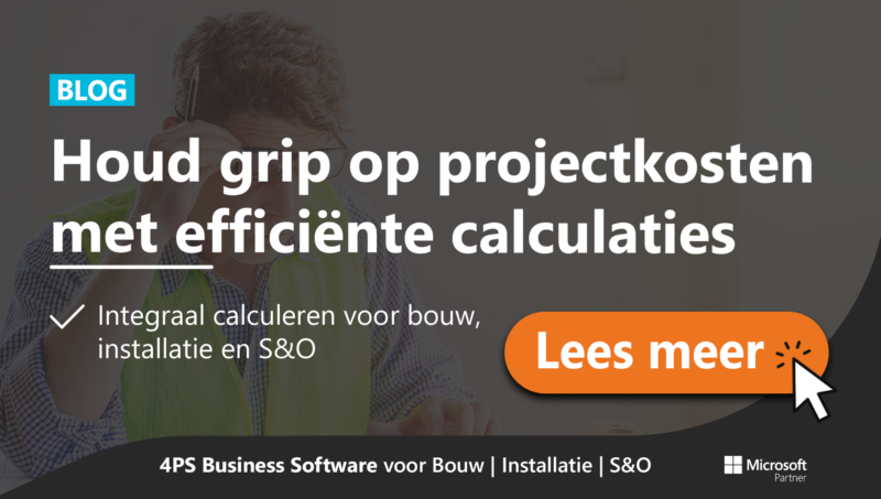 Houd grip op projectkosten met efficiënte calculaties