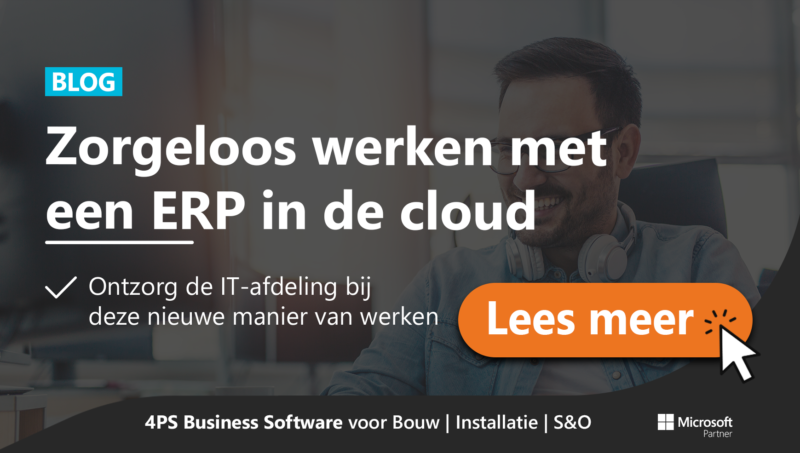 Zorgeloos werken met een ERP in de cloud