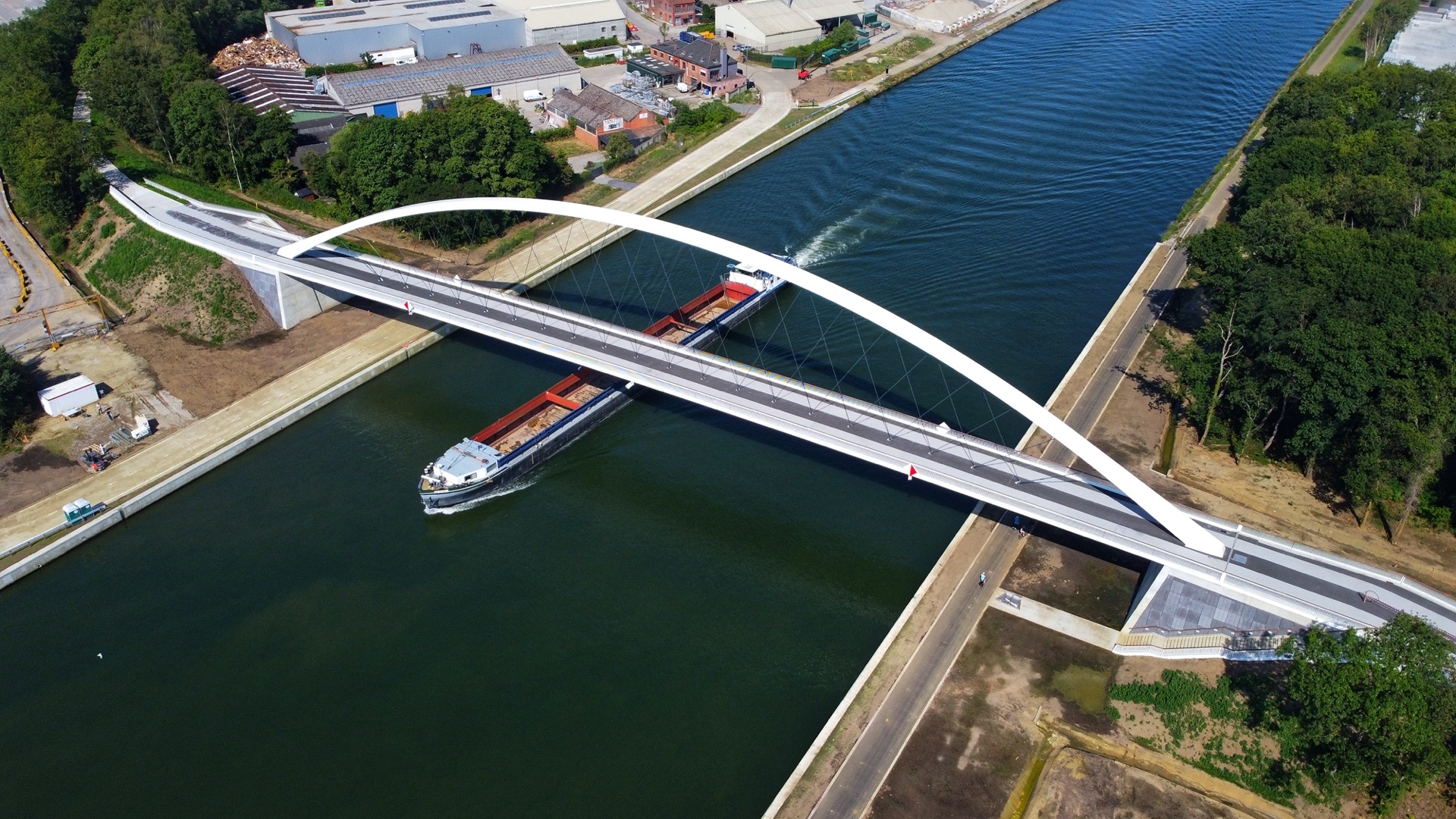 Victor Buyck Steel Construction brug Tessenderlo